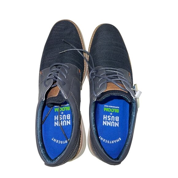 NEW! Nunn Bush Chase Oxford Navy Blue Lace Up Men's Shoes Size 8 - Picture 7 of 10